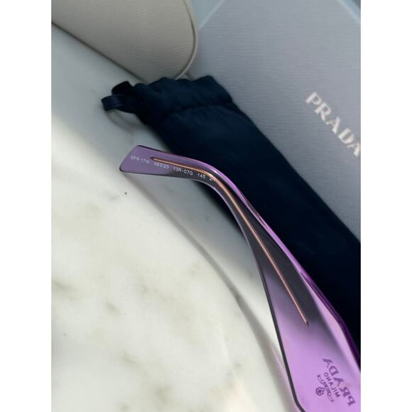 NEW Prada PR17WS Symbole Sunglasses in Amethyst Purple - Picture 7 of 9
